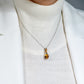 Boreal Necklace - Silver & Citrine