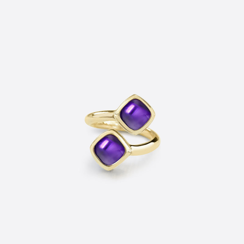 Berlingot Double Ring - Gold