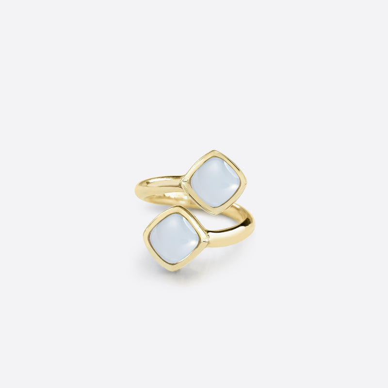 Berlingot Double Ring - Gold