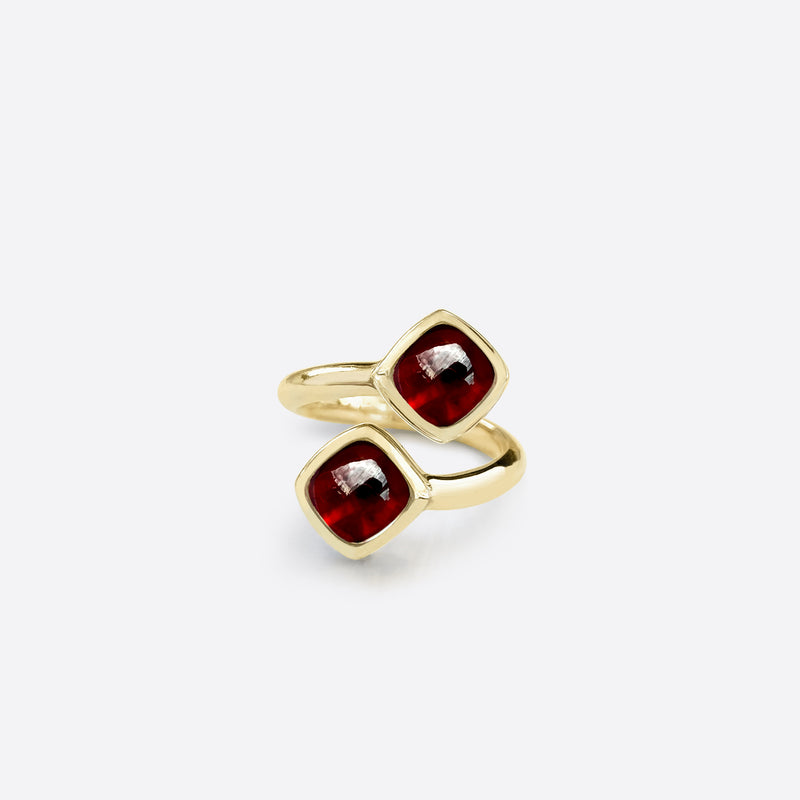 Berlingot Double Ring - Gold
