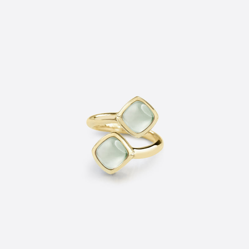 Berlingot Double Ring - Gold