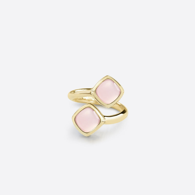 Berlingot Double Ring - Gold