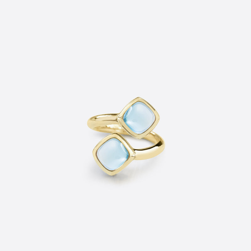 Berlingot Double Ring - Gold