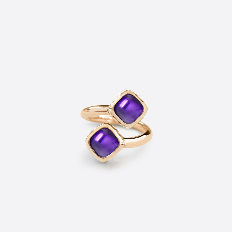 Berlingot Double Ring - Gold