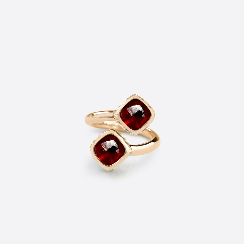 Berlingot Double Ring - Gold