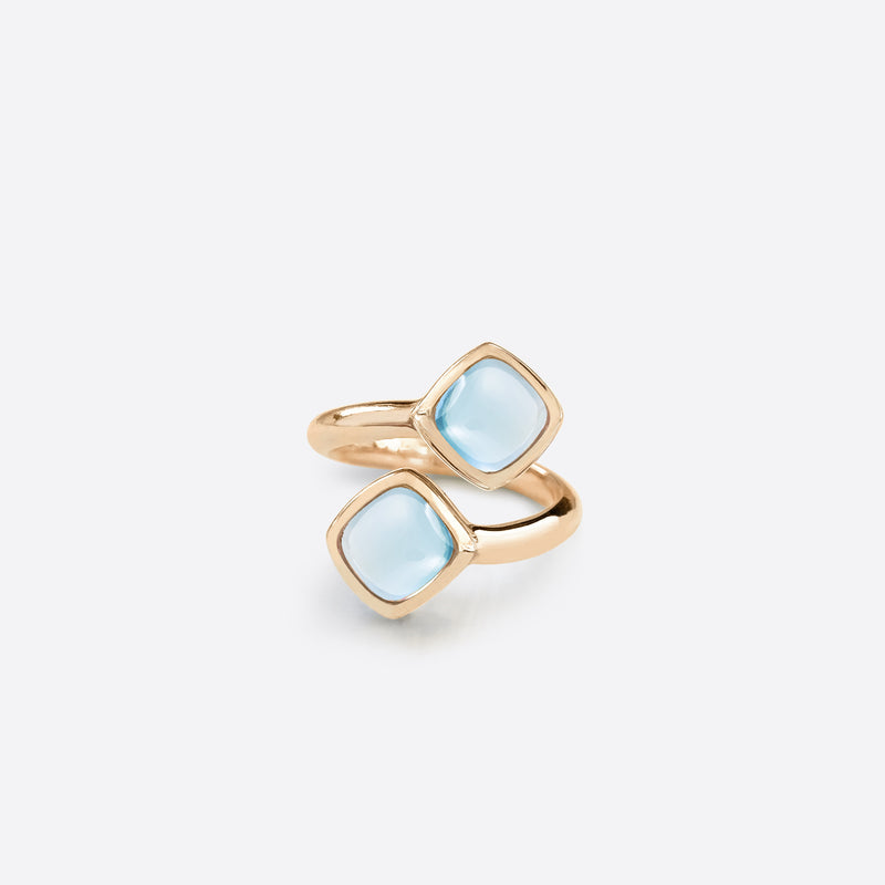 Berlingot Double Ring - Gold