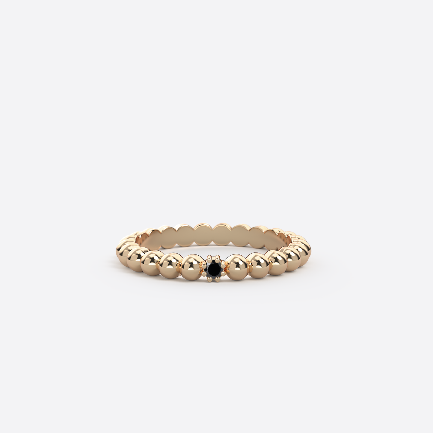 Ring Singulière - Gold & Schwarzer Diamant / Größe 52