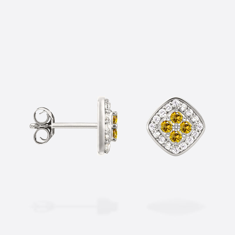 Studs Damier - Argent