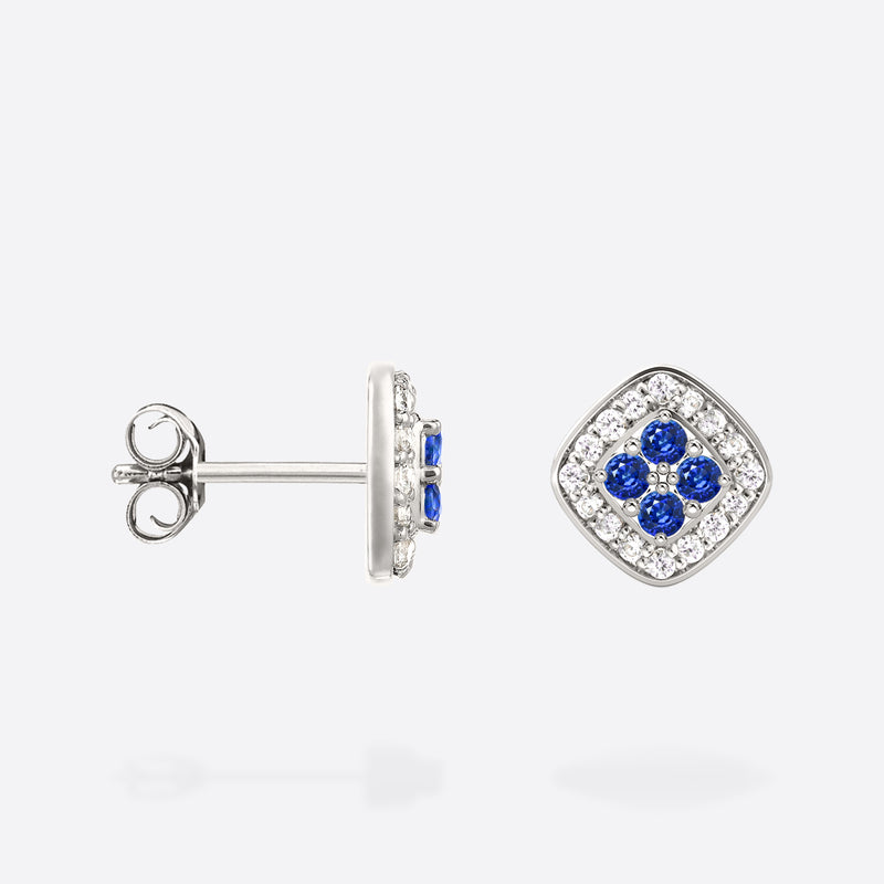 Studs Damier - Argent