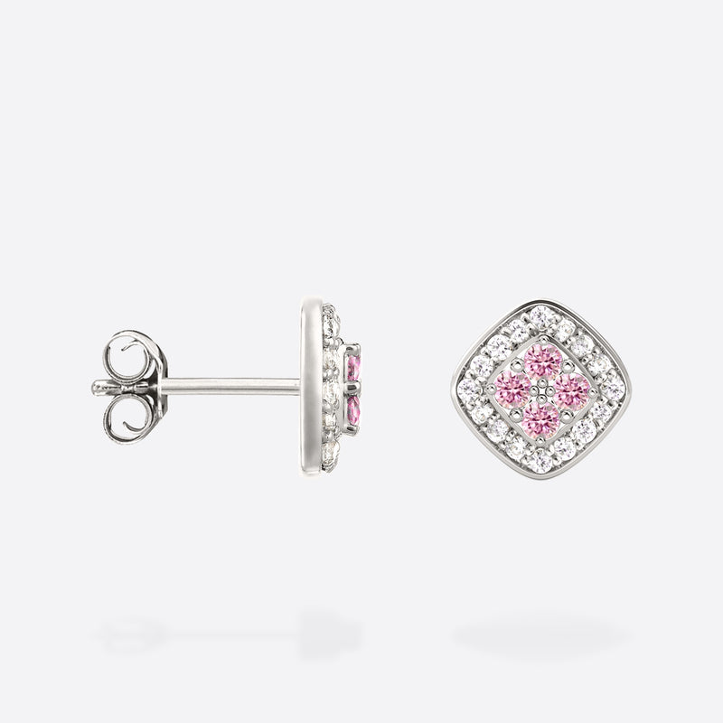 Studs Damier - Argent