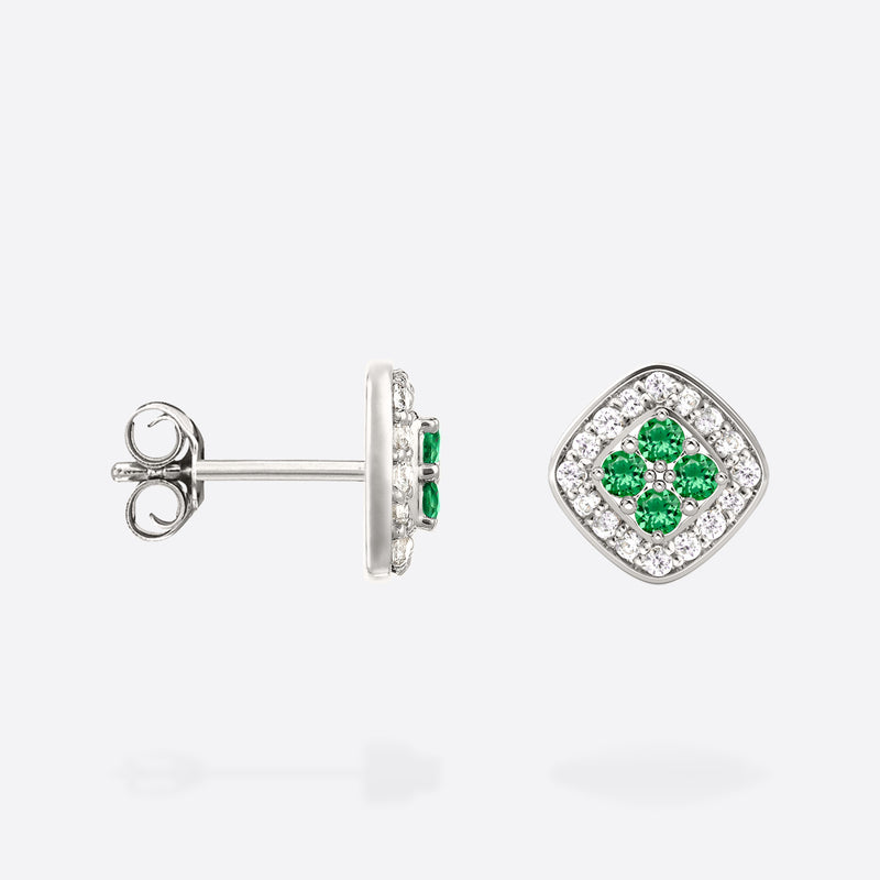 Studs Damier - Argent