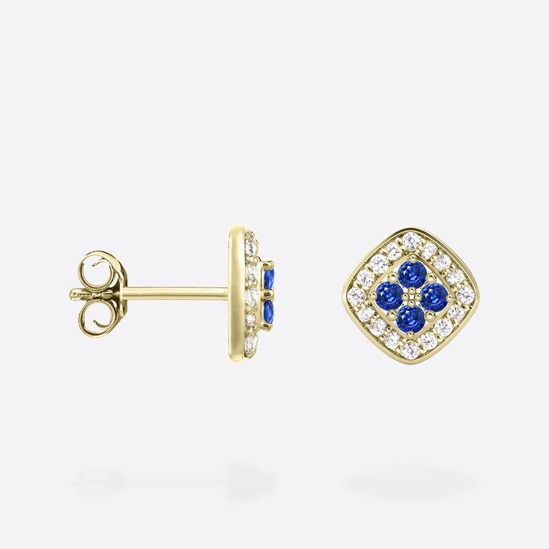 Studs Damier - Argent