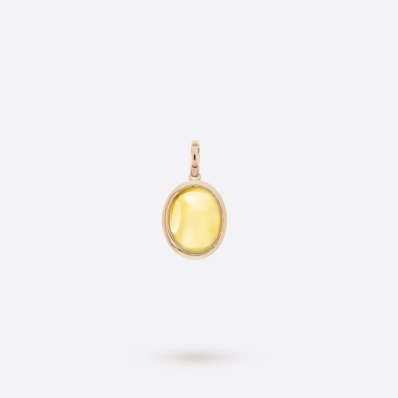 Oval Charm - Gold