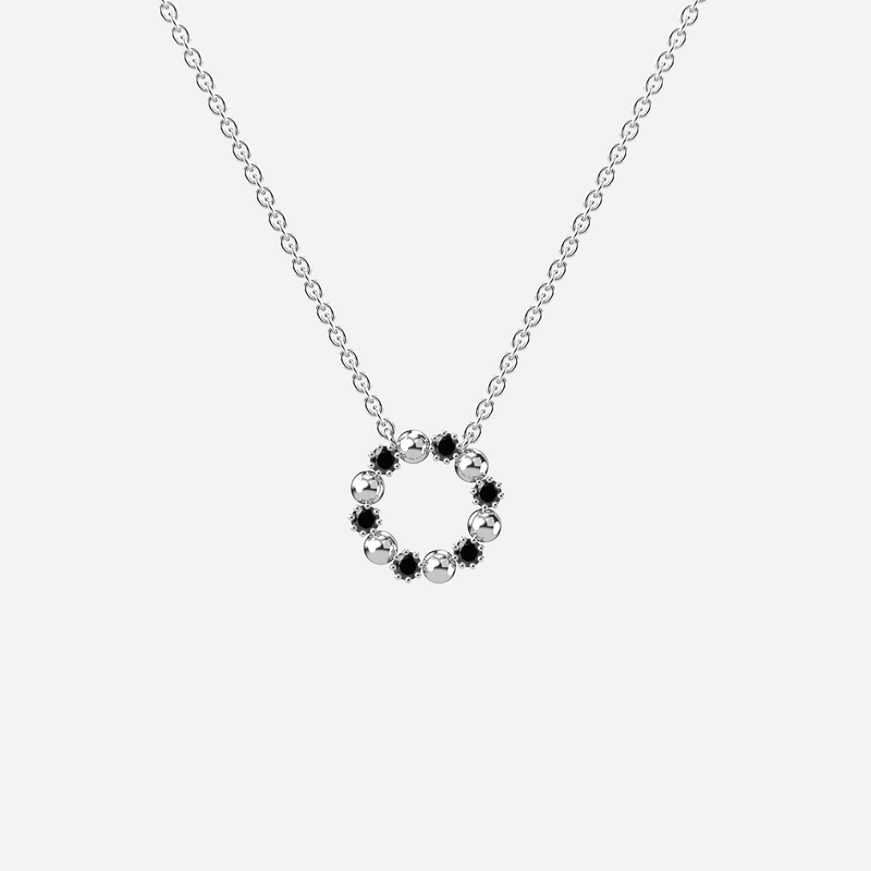 Halskette Cercle Précieux - Silber