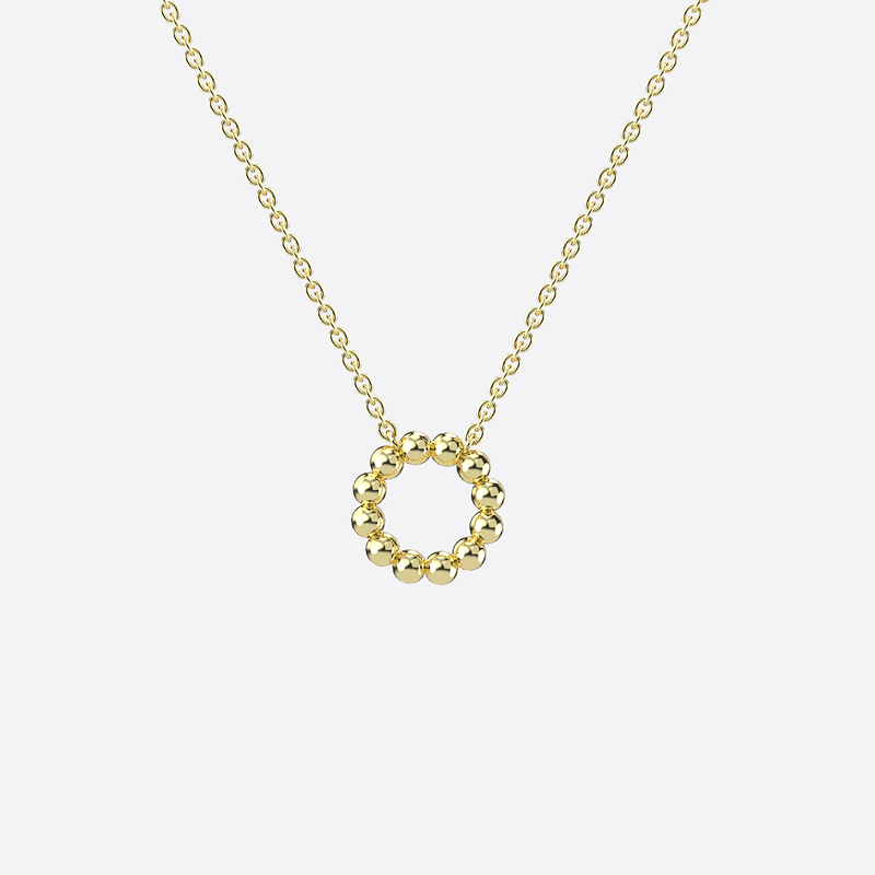 Cercle Necklace - Gold